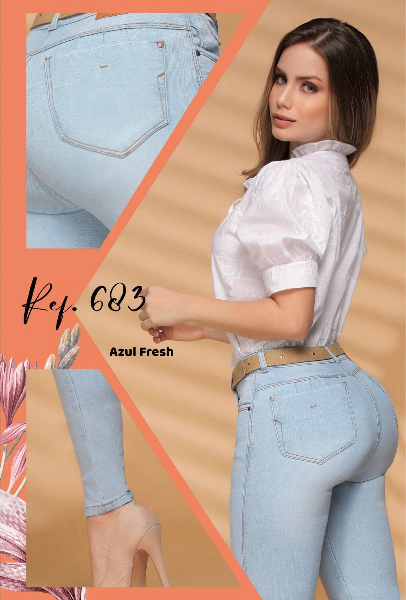 683 100% Authentic Colombian Push Up Jeans