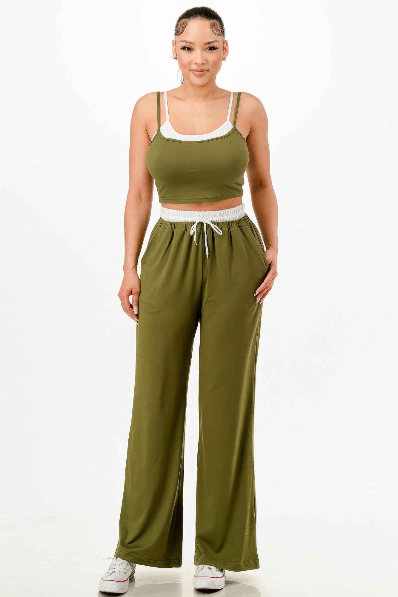 Double Vision Tank Top & Sweatpant Set