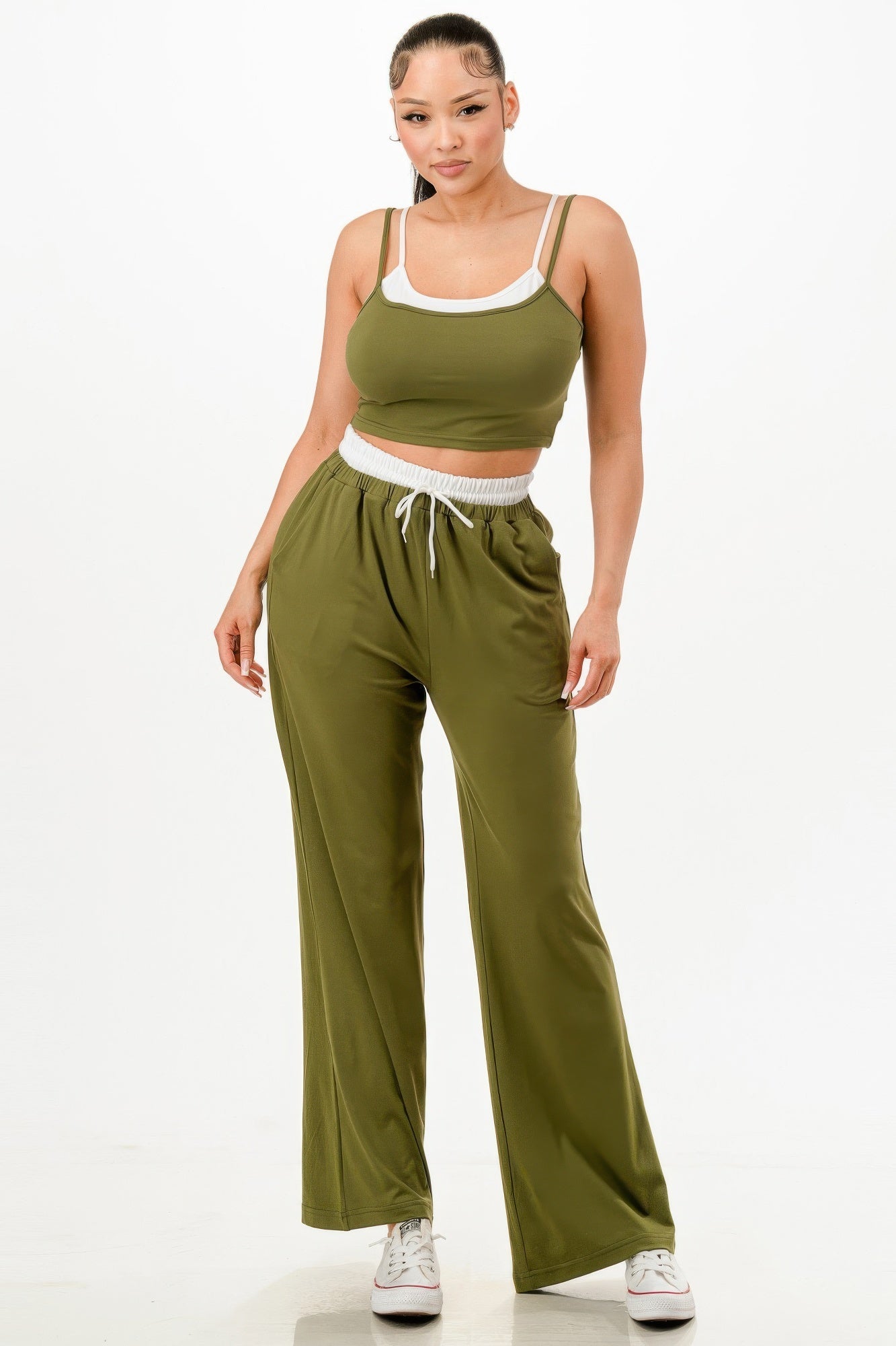 Double Vision Tank Top & Sweatpant Set
