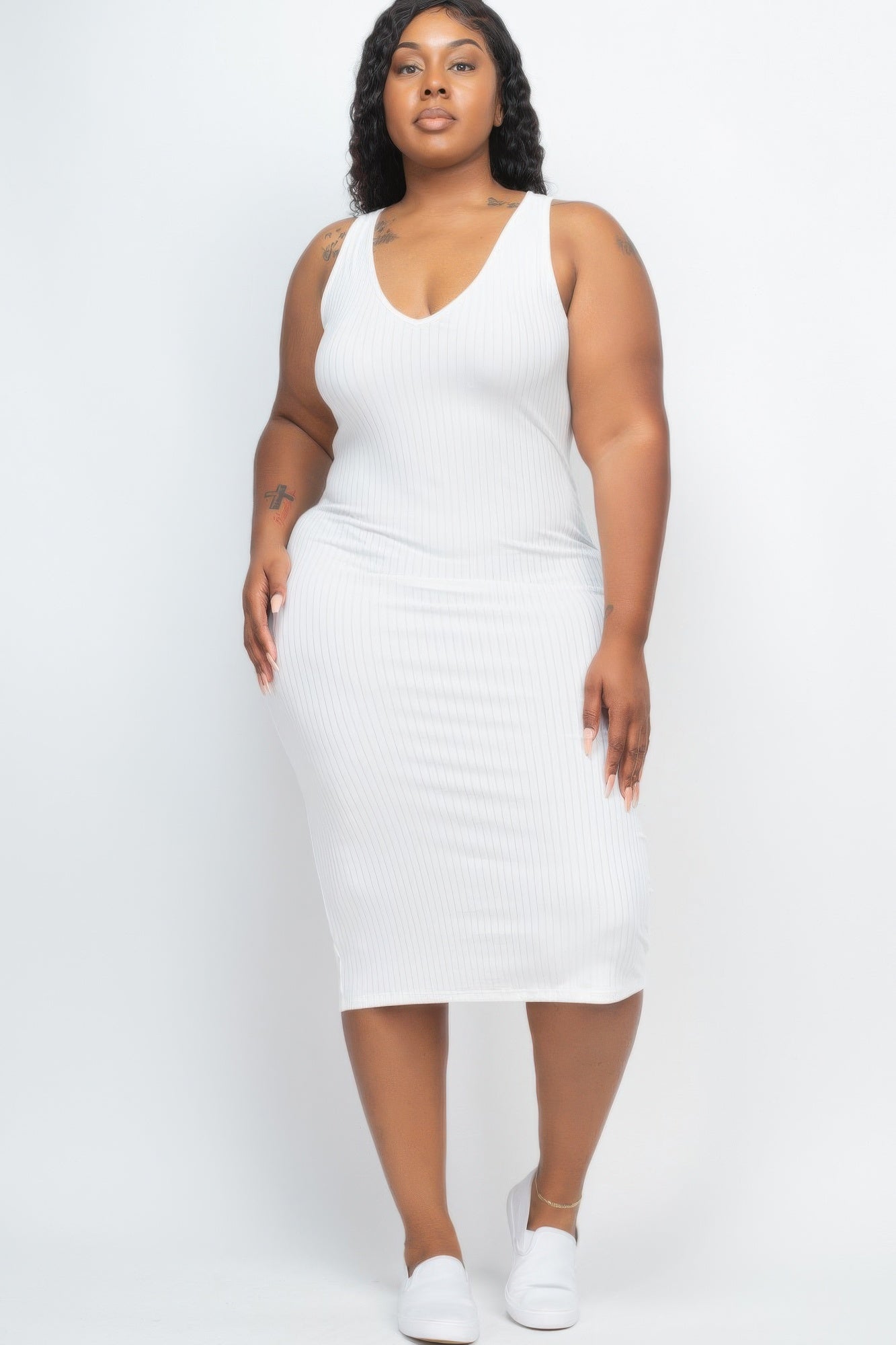 CurveMuse Ribbed Midi