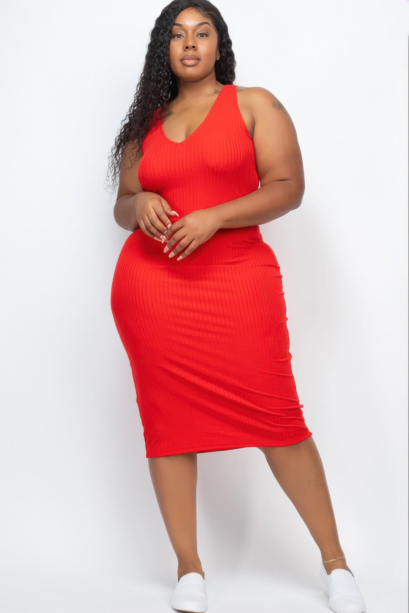 CurveMuse Ribbed Midi