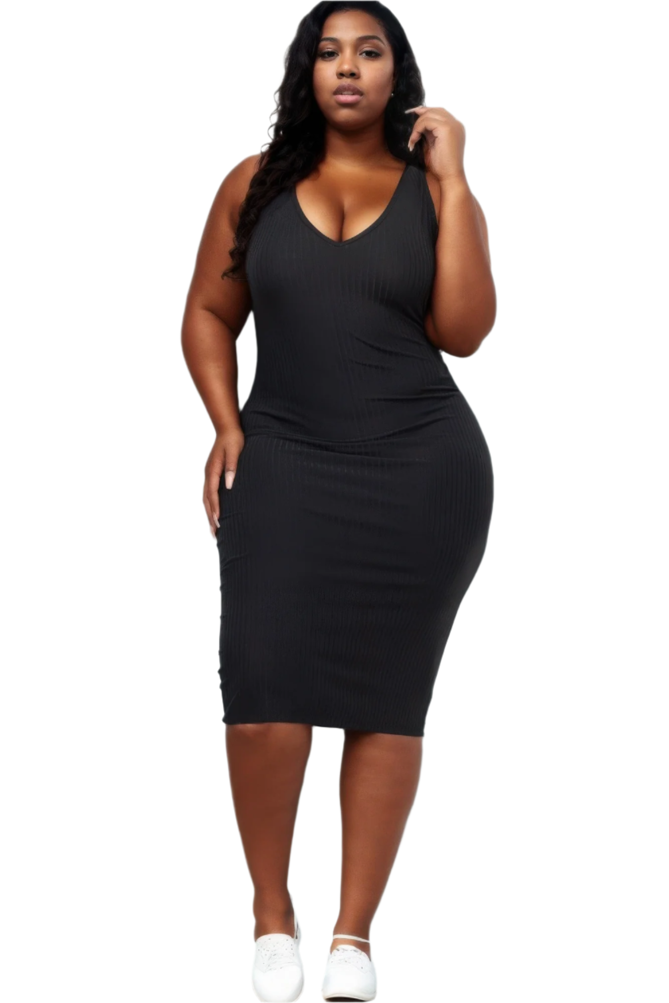 CurveMuse Ribbed Midi