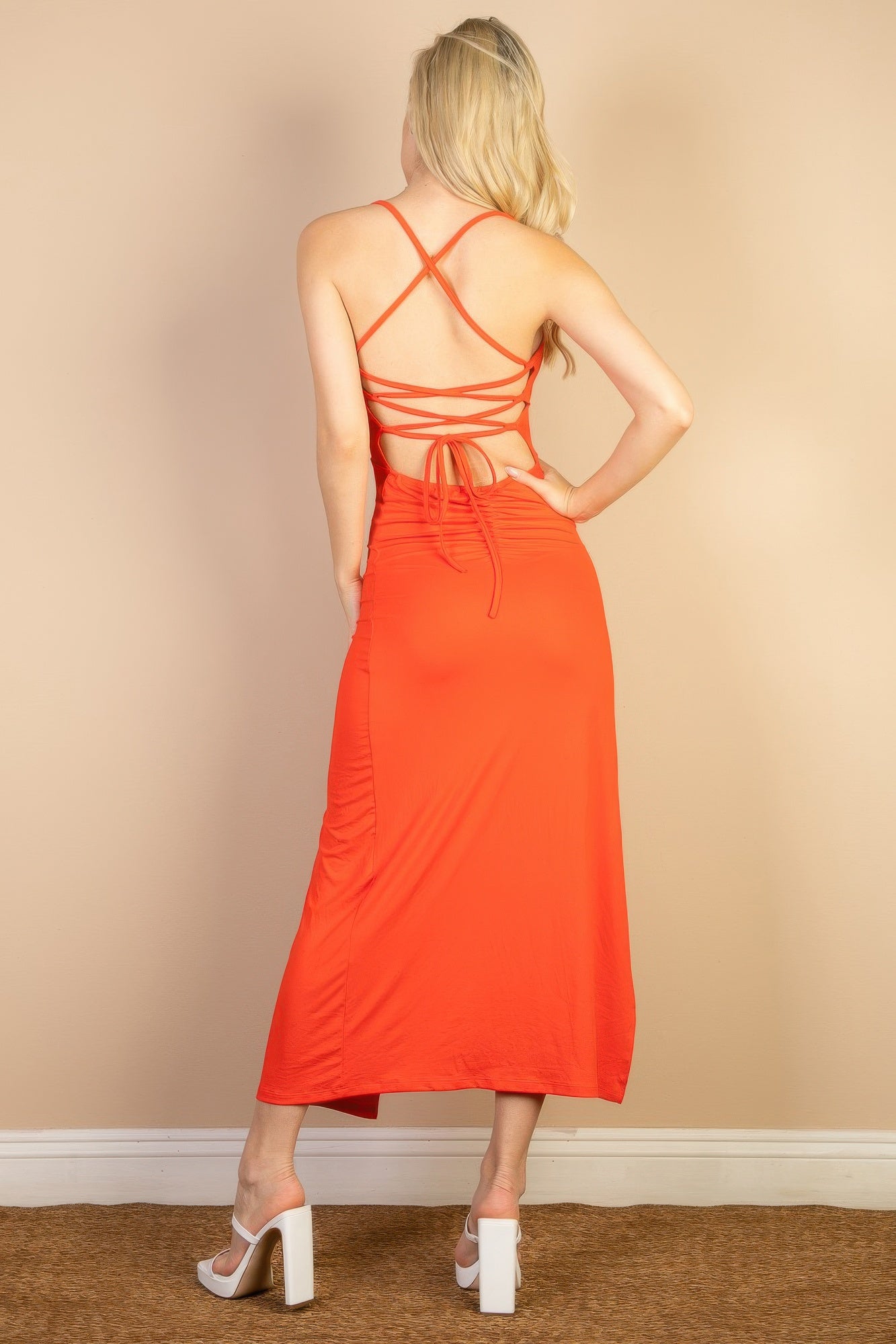VibeMuse Slit Cami Maxi