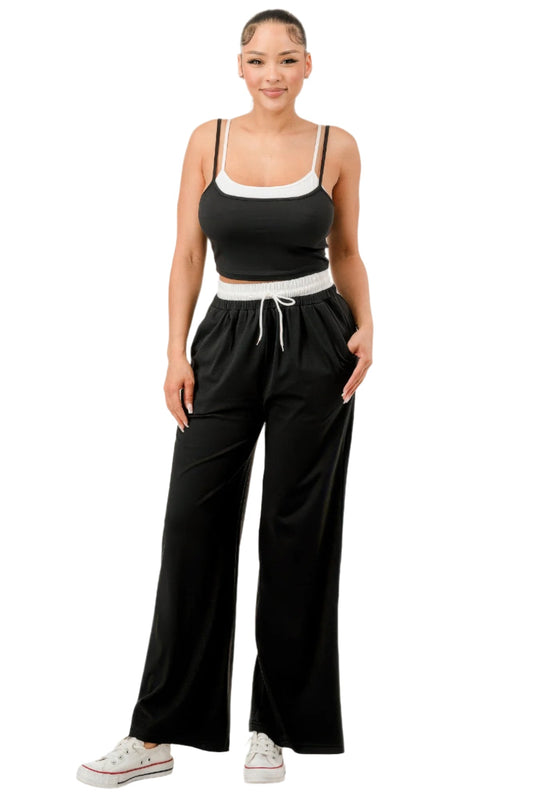 Double Vision Tank Top & Sweatpant Set