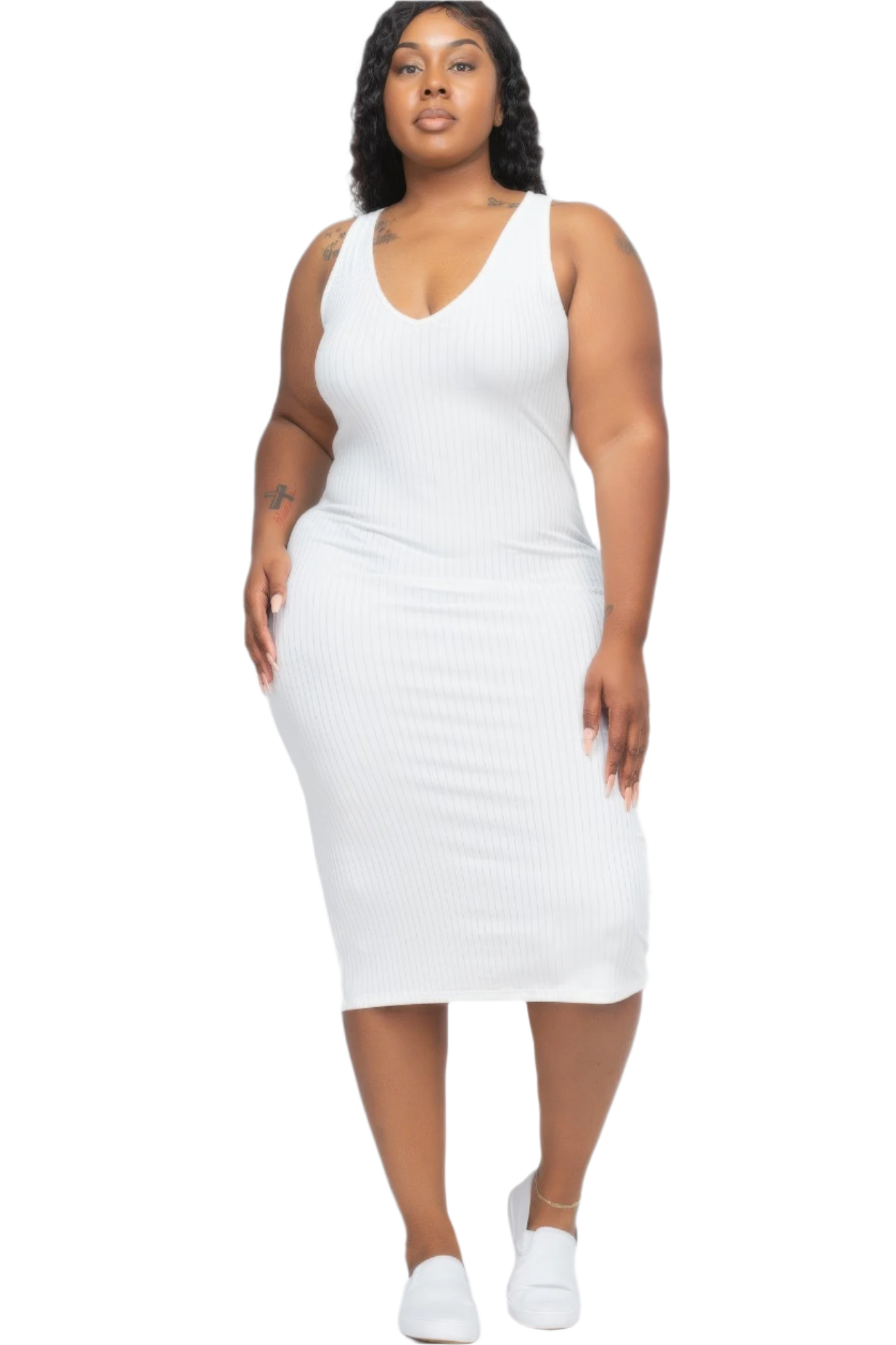 CurveMuse Ribbed Midi