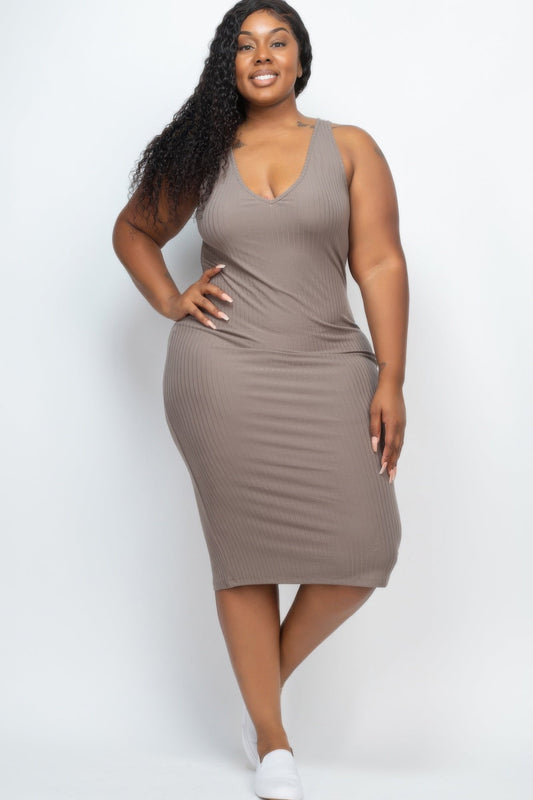 CurveMuse Ribbed Midi